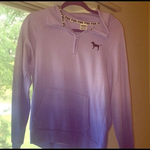 Pink hoodie ombre purple.